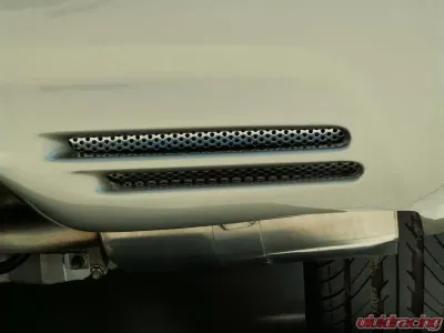 American Car Craft Vent Grilles Perforated Rear Bumper  2pc Chevrolet Corvette 1997-2004 - ACC-032016